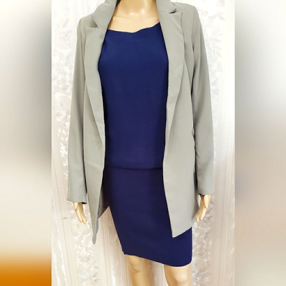 Rachel Zoe Double Breasted Open Front Blazer NWT - Picture 4 of 7